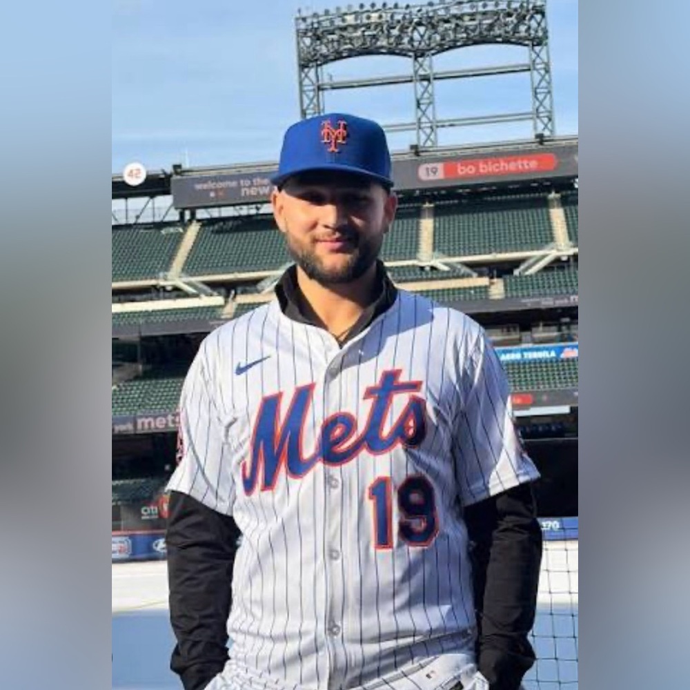 Nike Authentic New York Mets Bo Bichette #19 MLB Baseball Jersey Men's Sz: L - Picture 3 of 9